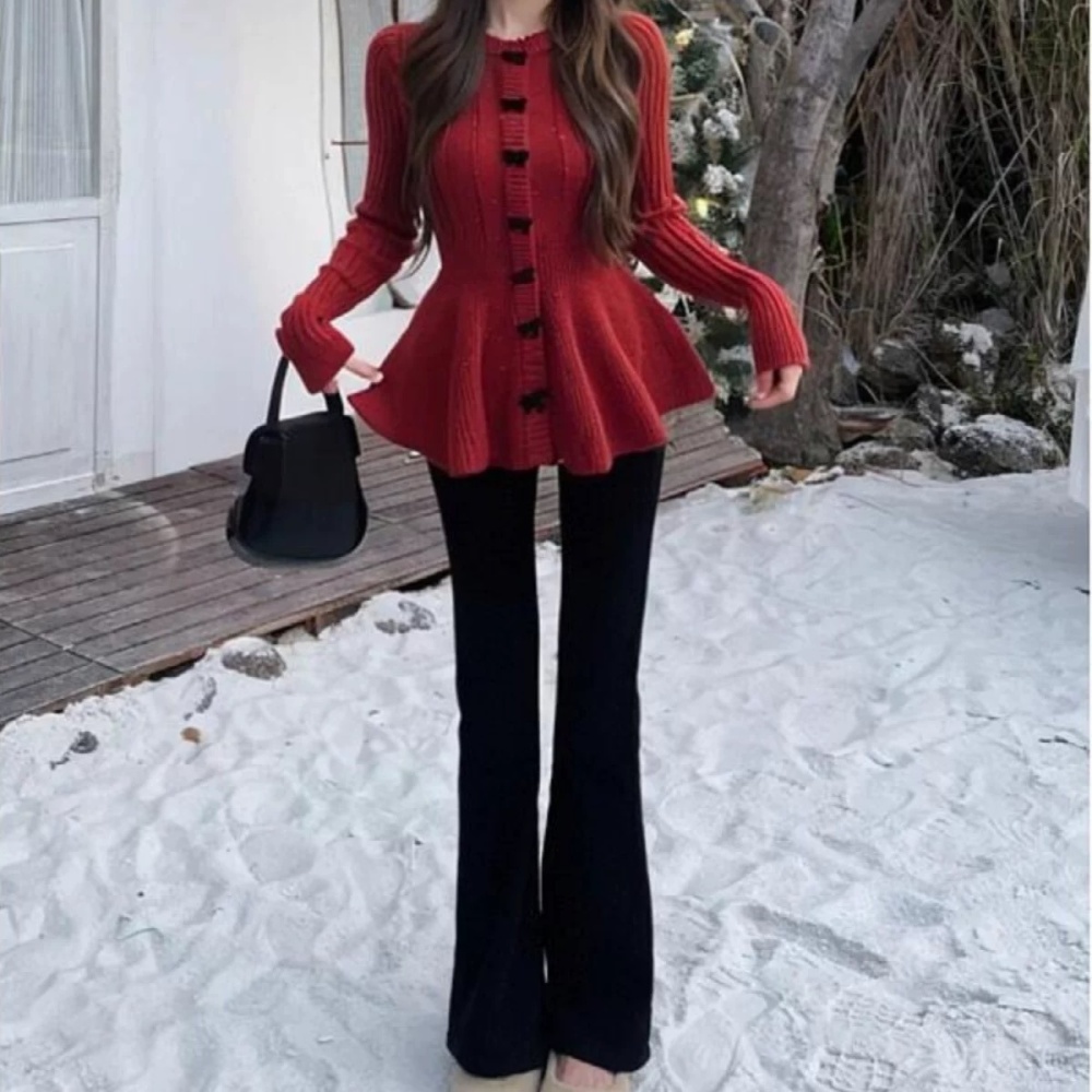Autumn and winter sweater inside the ride tops for women