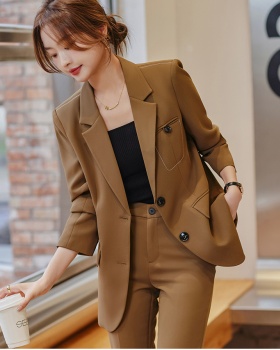Niche business suit Korean style coat for women