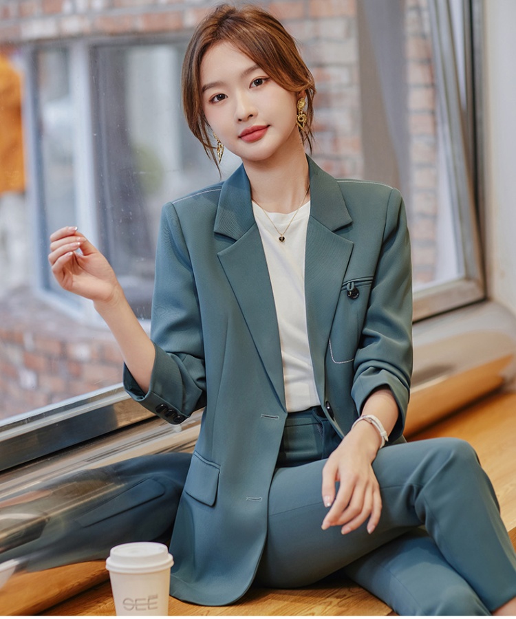 Niche business suit Korean style coat for women