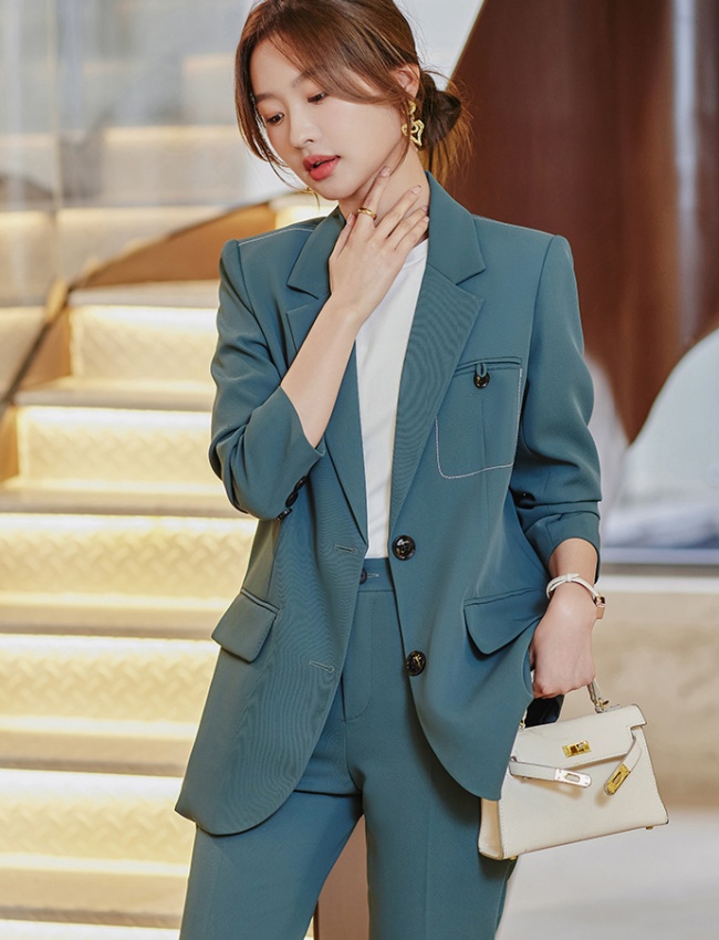 Niche business suit Korean style coat for women