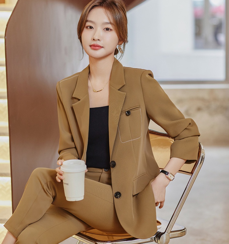 Niche business suit Korean style coat for women