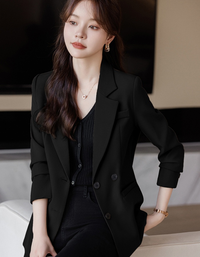 Slim spring and autumn business suit short coat for women