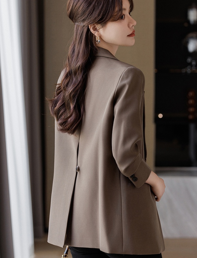 Slim spring and autumn business suit short coat for women