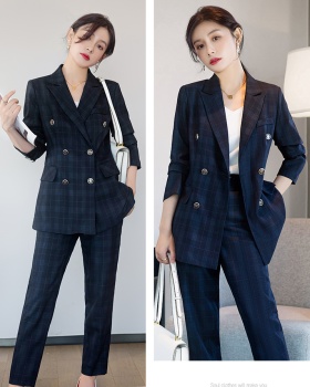 All-match business suit autumn coat 2pcs set for women