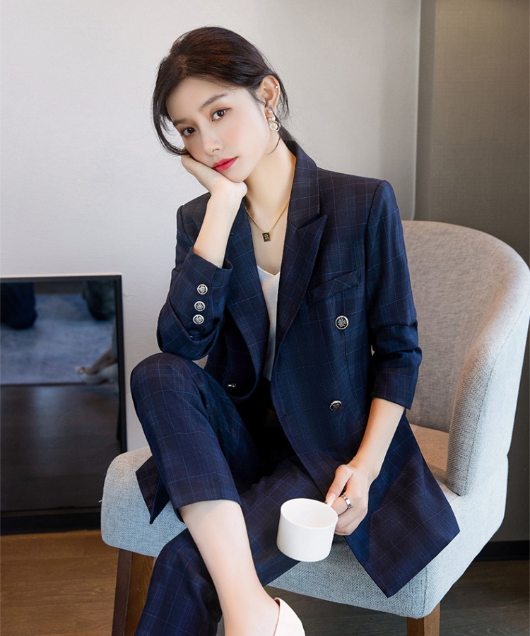 All-match business suit autumn coat 2pcs set for women