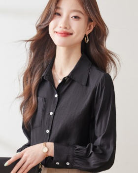 Profession slim all-match autumn temperament shirt