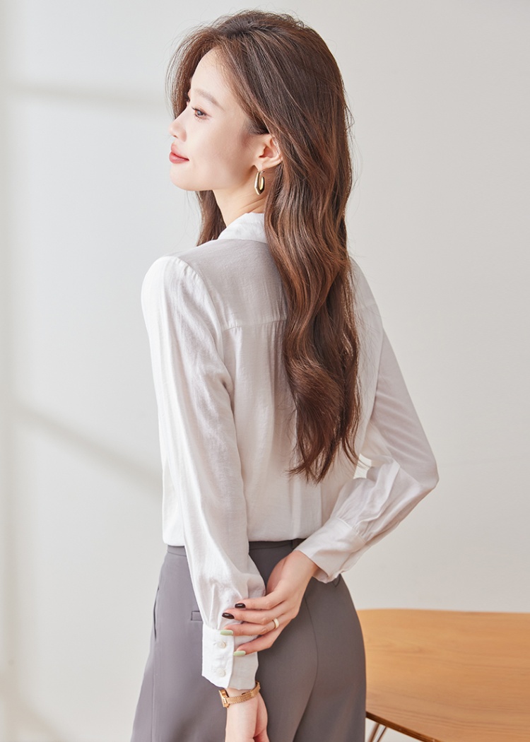 Profession slim all-match autumn temperament shirt