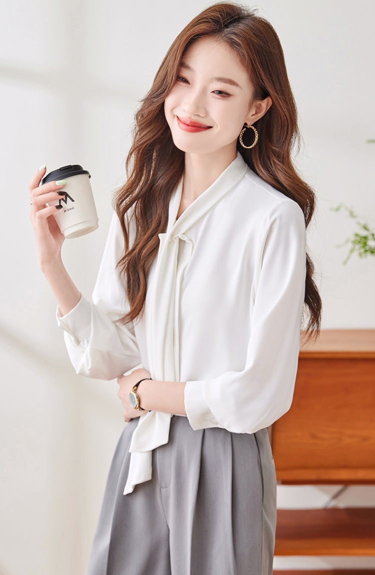 Temperament autumn profession all-match shirt