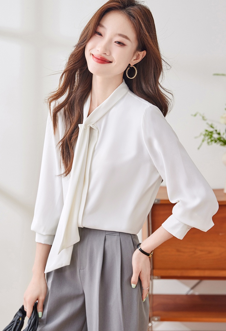 Temperament autumn profession all-match shirt