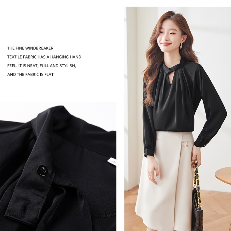 Slim commuting profession temperament shirt for women
