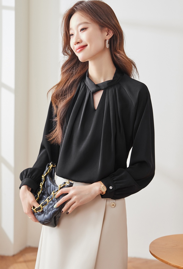 Slim commuting profession temperament shirt for women
