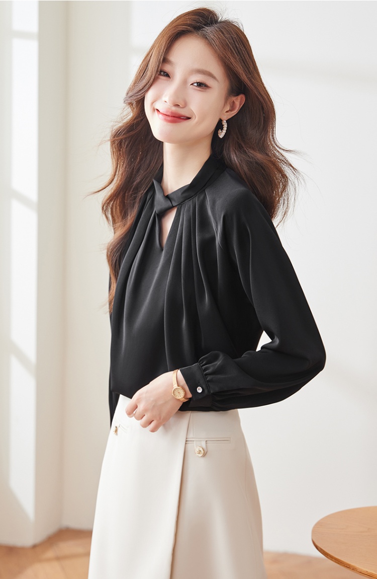 Slim commuting profession temperament shirt for women