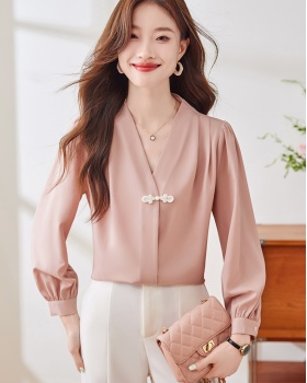 Autumn all-match slim temperament shirt for women