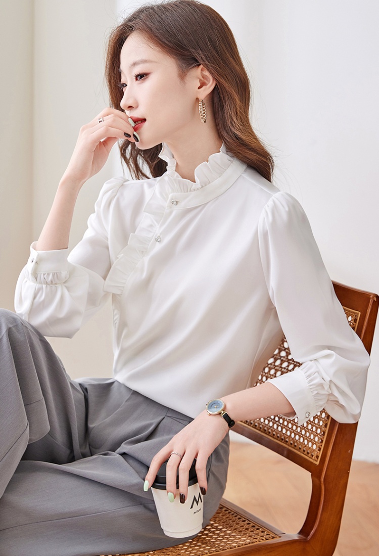 Profession autumn commuting slim shirt for women