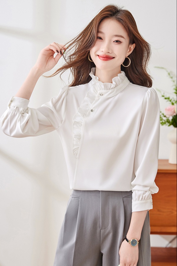 Profession autumn commuting slim shirt for women