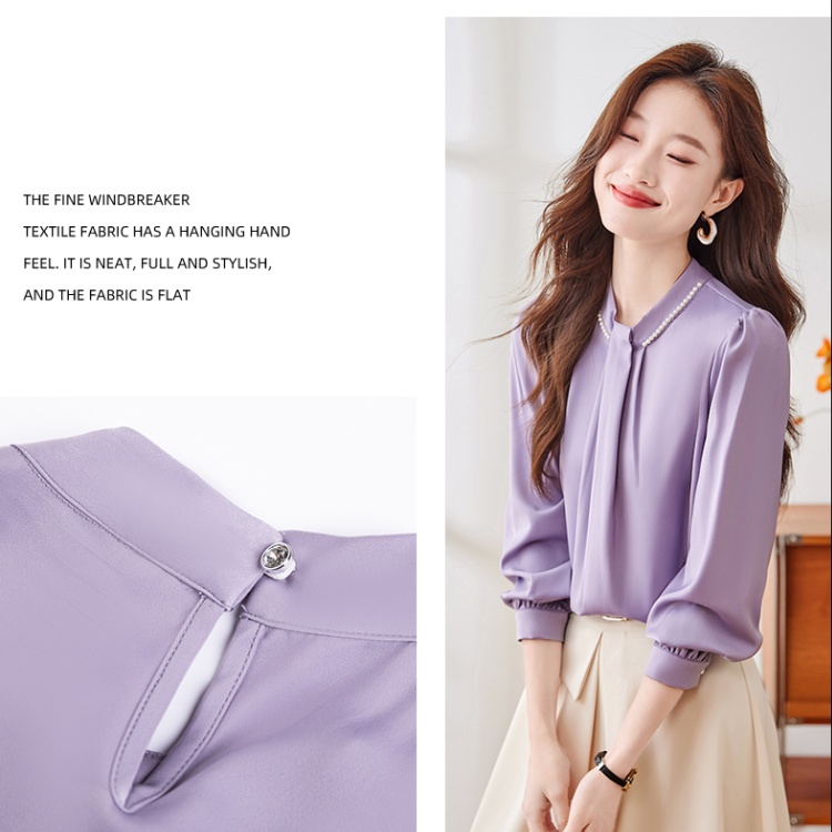 Commuting slim autumn profession all-match shirt for women