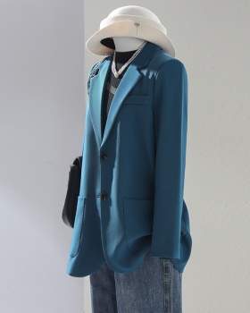 Casual loose business suit spring and autumn red tops