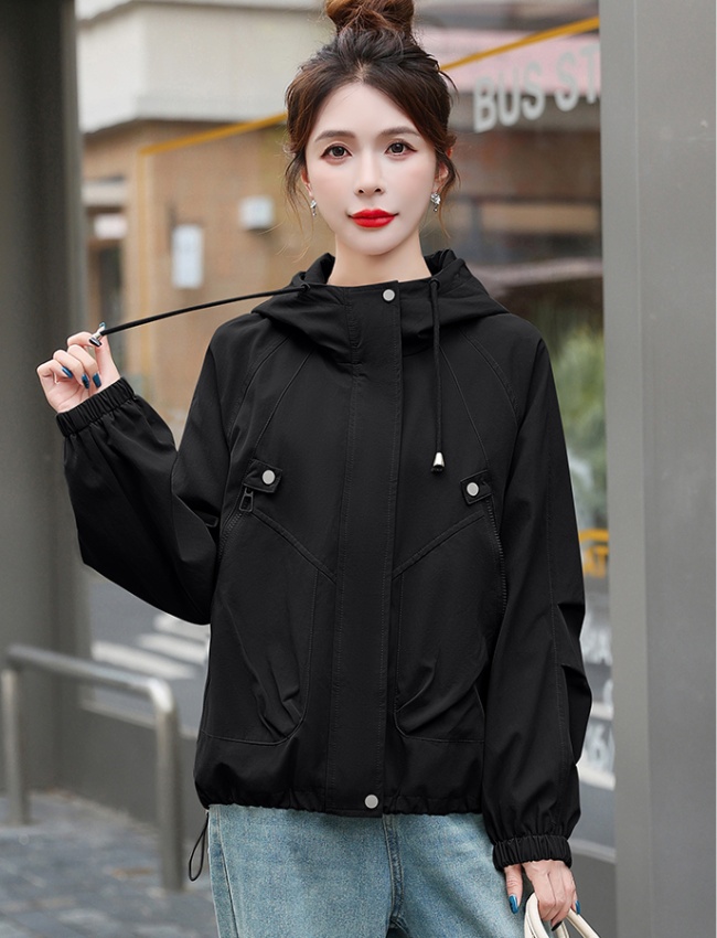Show young Western style coat hooded fashion tops