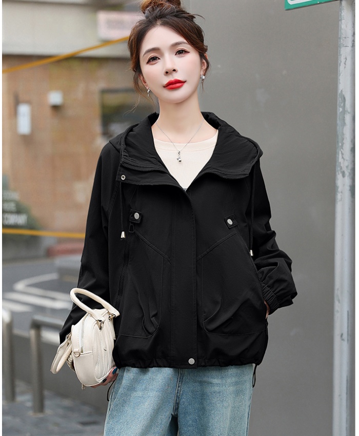 Show young Western style coat hooded fashion tops