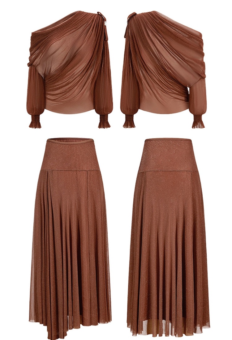 France style autumn short skirt 3pcs set for women
