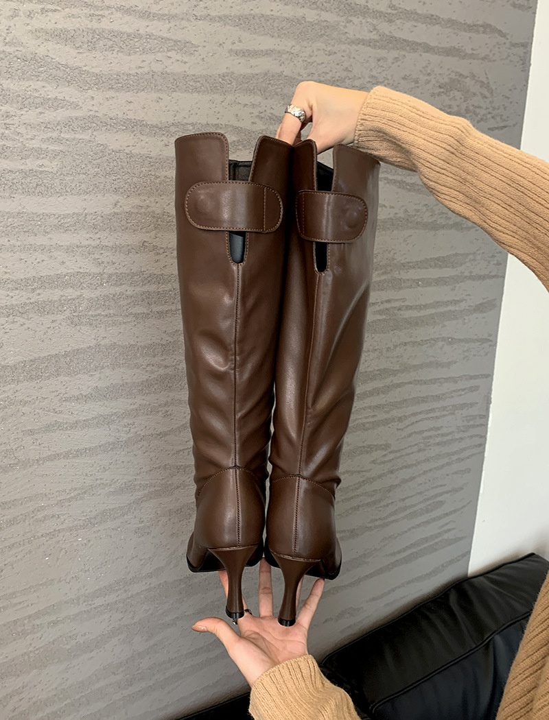 All-match simple women's boots commuting thigh boots
