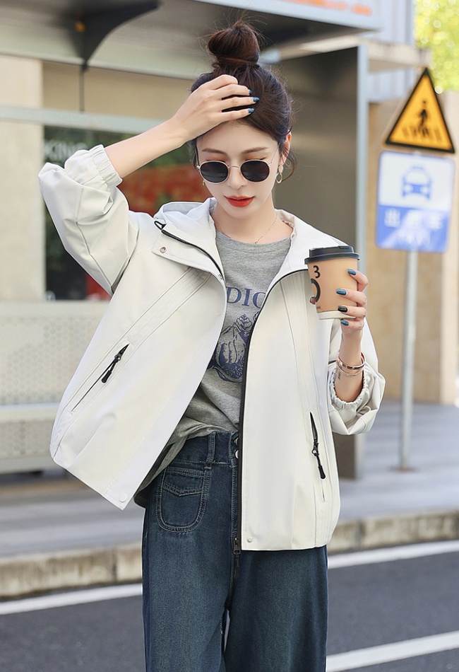 Spring and autumn coat technical jacket for women