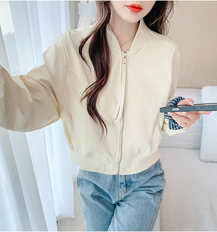 Spring and autumn all-match tops slim coat for women