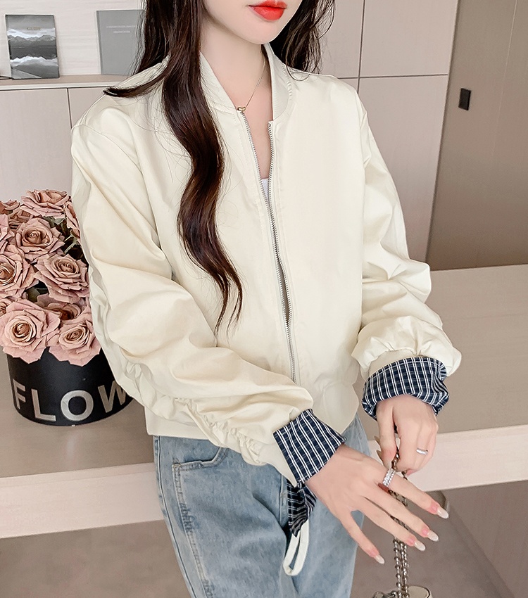 Spring and autumn all-match tops slim coat for women