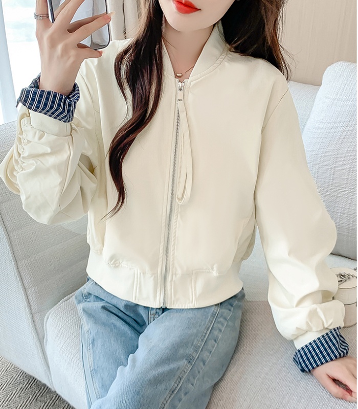 Spring and autumn all-match tops slim coat for women