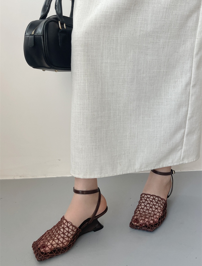 Summer hollow sandals European style shoes for women