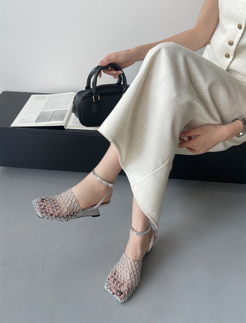 Summer hollow sandals European style shoes for women