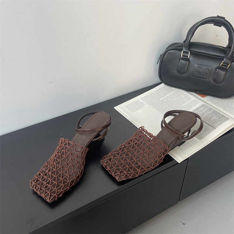 Summer hollow sandals European style shoes for women