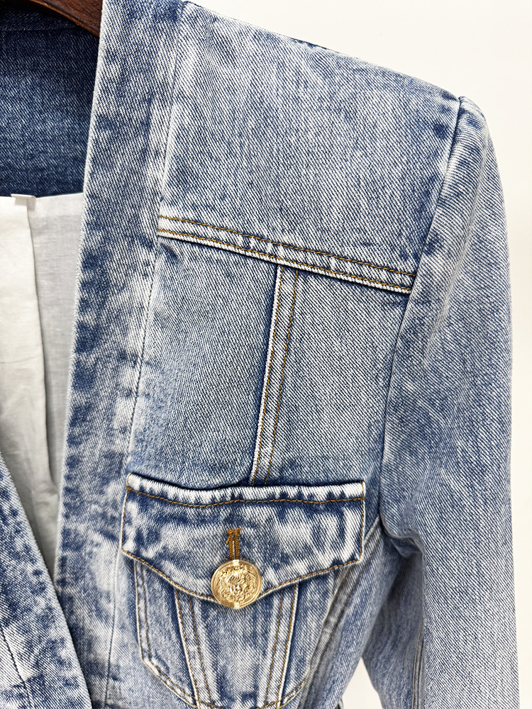 Slim waistband washed jacket autumn fashion coat