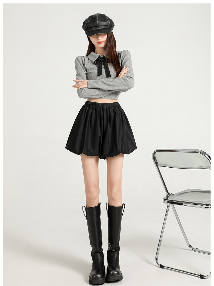 High waist boots pants slim bud skirt for women