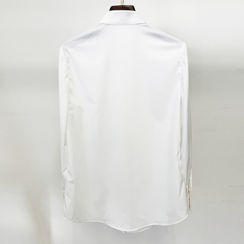 Fungus long sleeve all-match simple fashion shirt