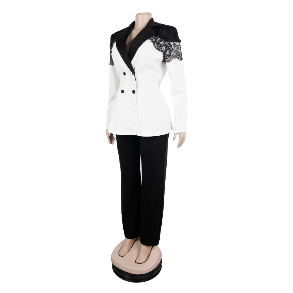 Splice European style slim business suit 2pcs set
