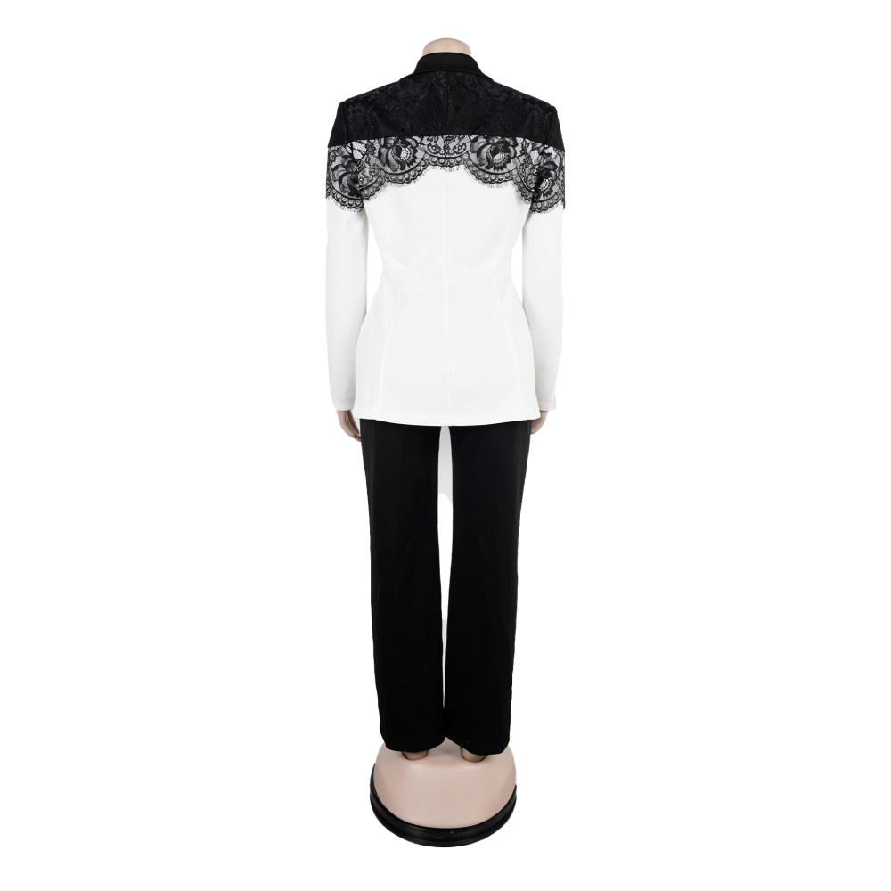 Splice European style slim business suit 2pcs set
