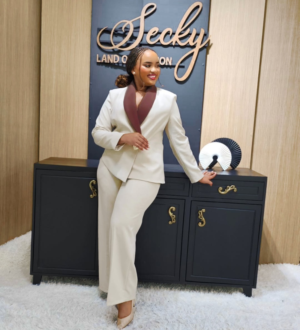 Large lapel elegant Casual business suit 2pcs set