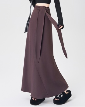 Slim business suit irregular long skirt for women