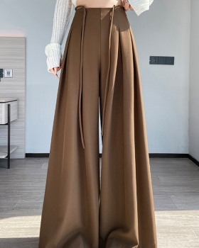 Autumn high waist business suit bandage culottes for women