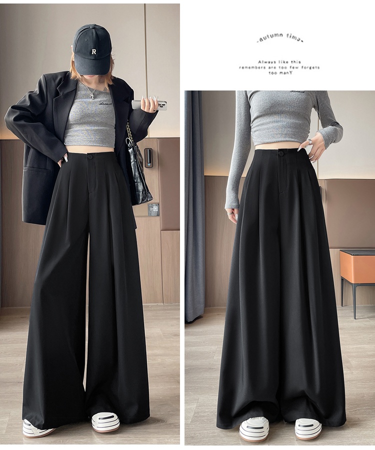 Casual drape trousers loose business suit for women
