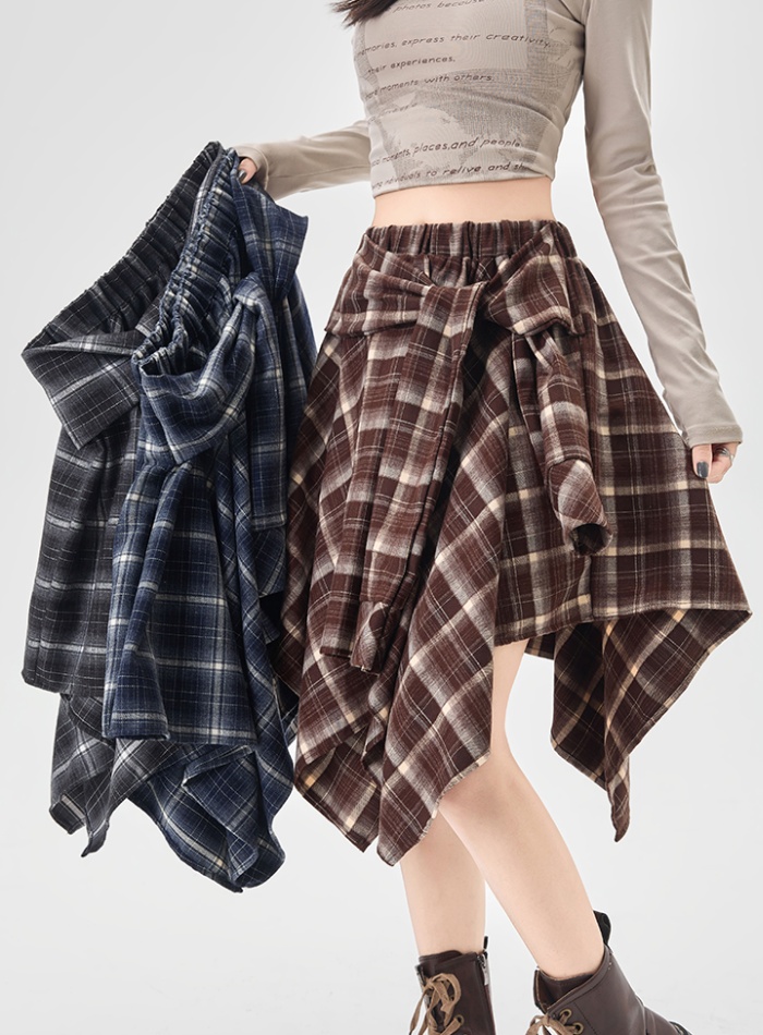 Irregular Casual skirt A-line short skirt for women