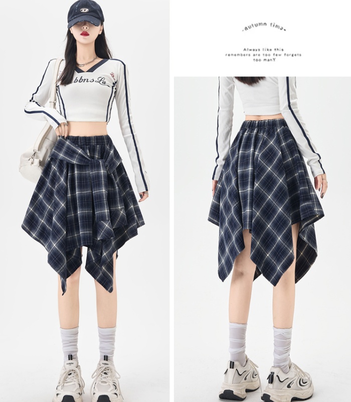 Irregular Casual skirt A-line short skirt for women