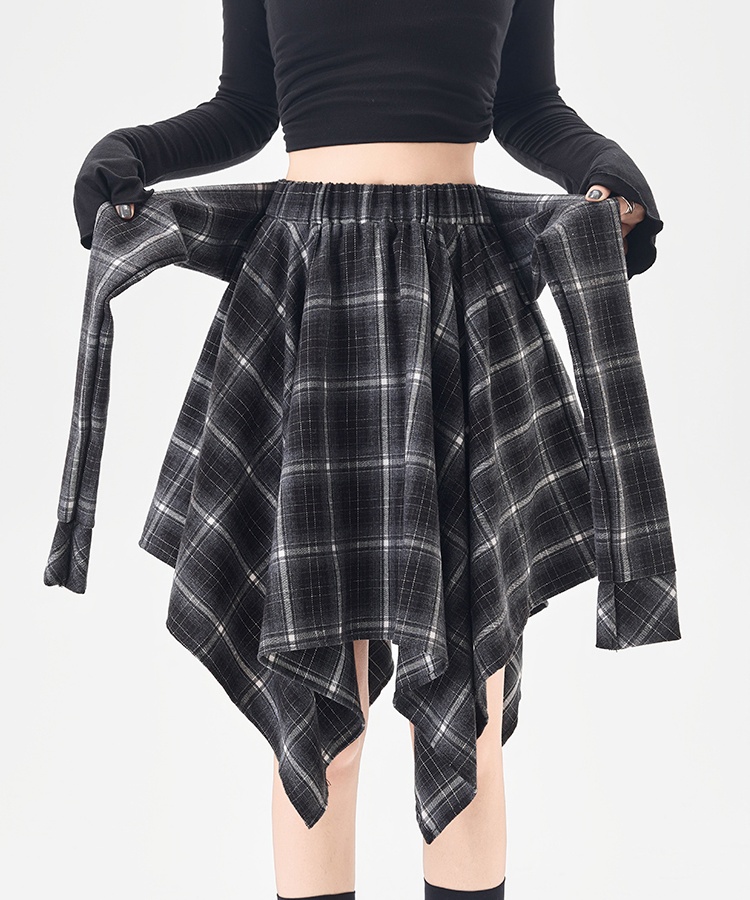 Irregular Casual skirt A-line short skirt for women