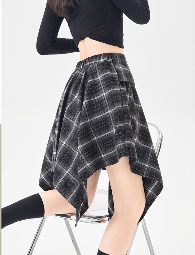 Irregular Casual skirt A-line short skirt for women