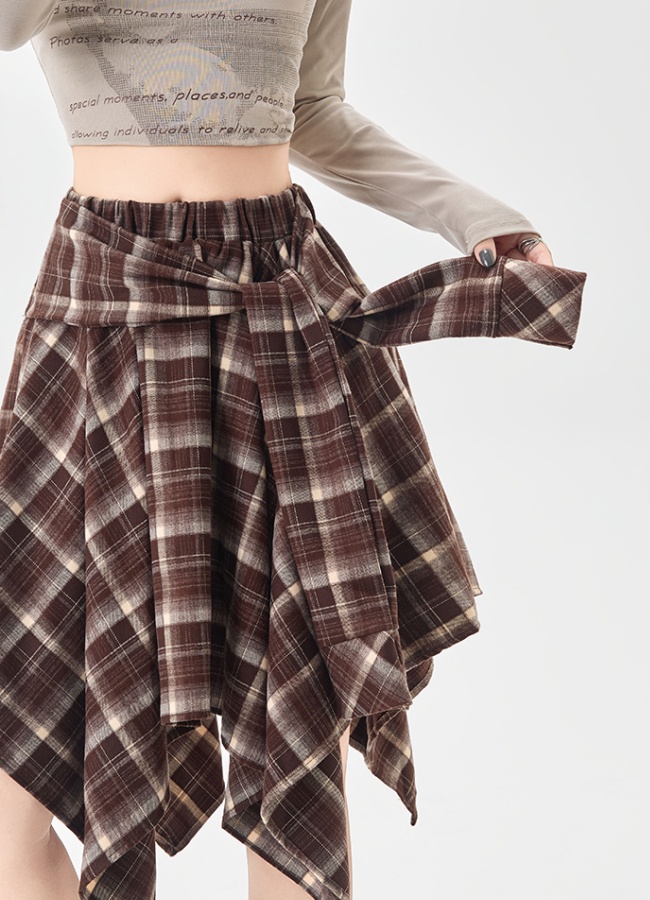 Irregular Casual skirt A-line short skirt for women