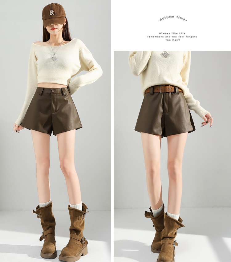 Wide leg boots pants shorts for women