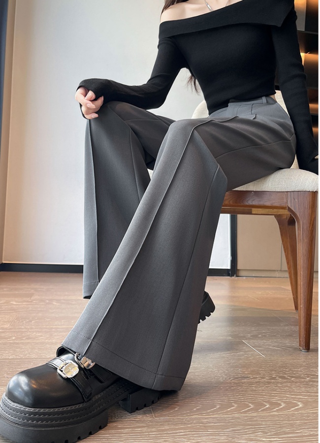 High waist mopping business suit slim pants for women