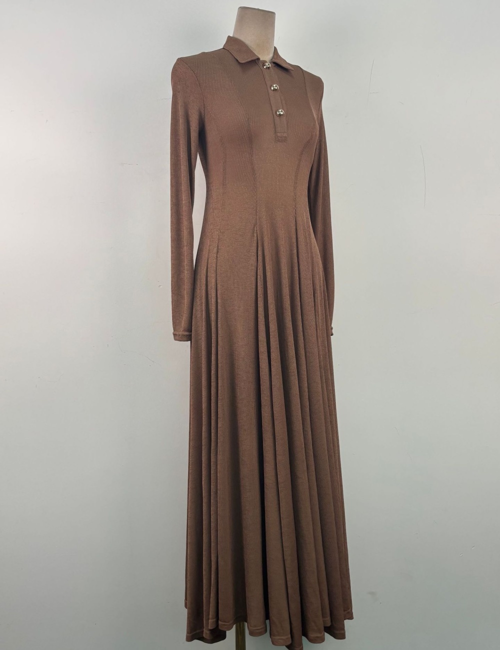 Niche commuting long dress temperament slim dress