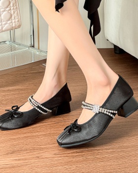 Bow ballet fashion France style low shoes for women